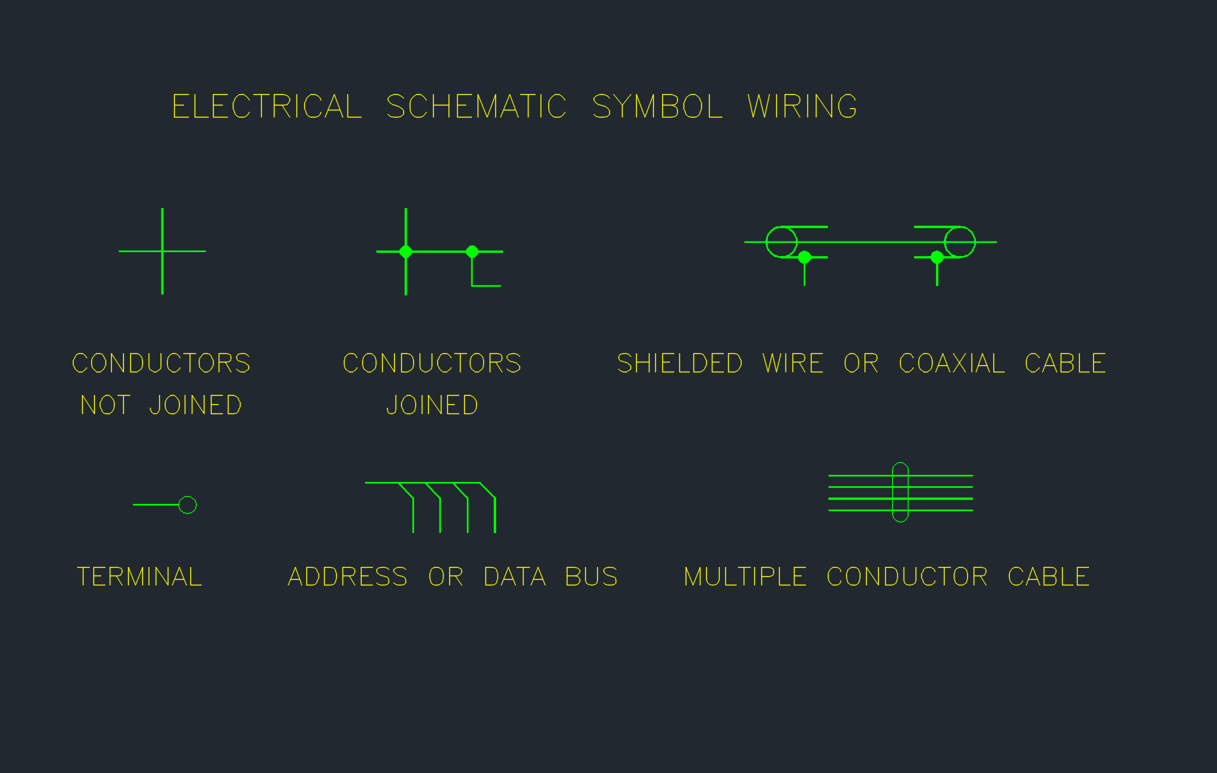 Schematic Wiring Symbols Electrical And Instrumentation Drawing