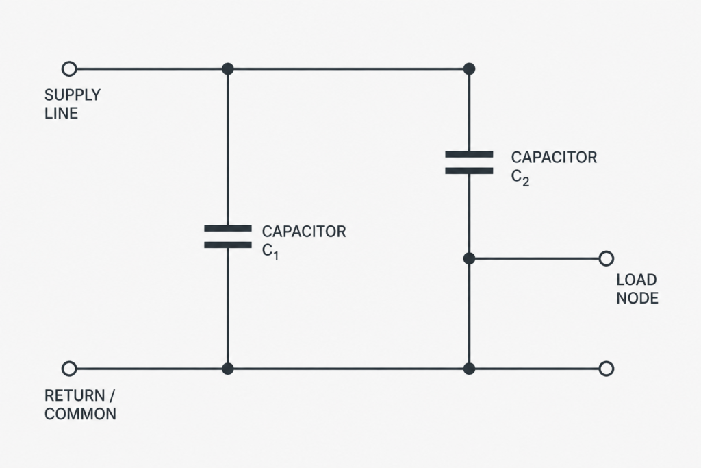 Capacitors Symbols DWG for AutoCAD | CAD Block Download engineering illustration