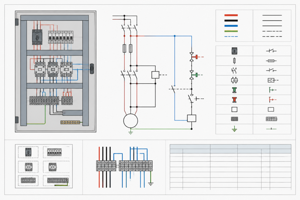 Circuit Symbols Blocks Stages DWG for AutoCAD Drawings engineering illustration
