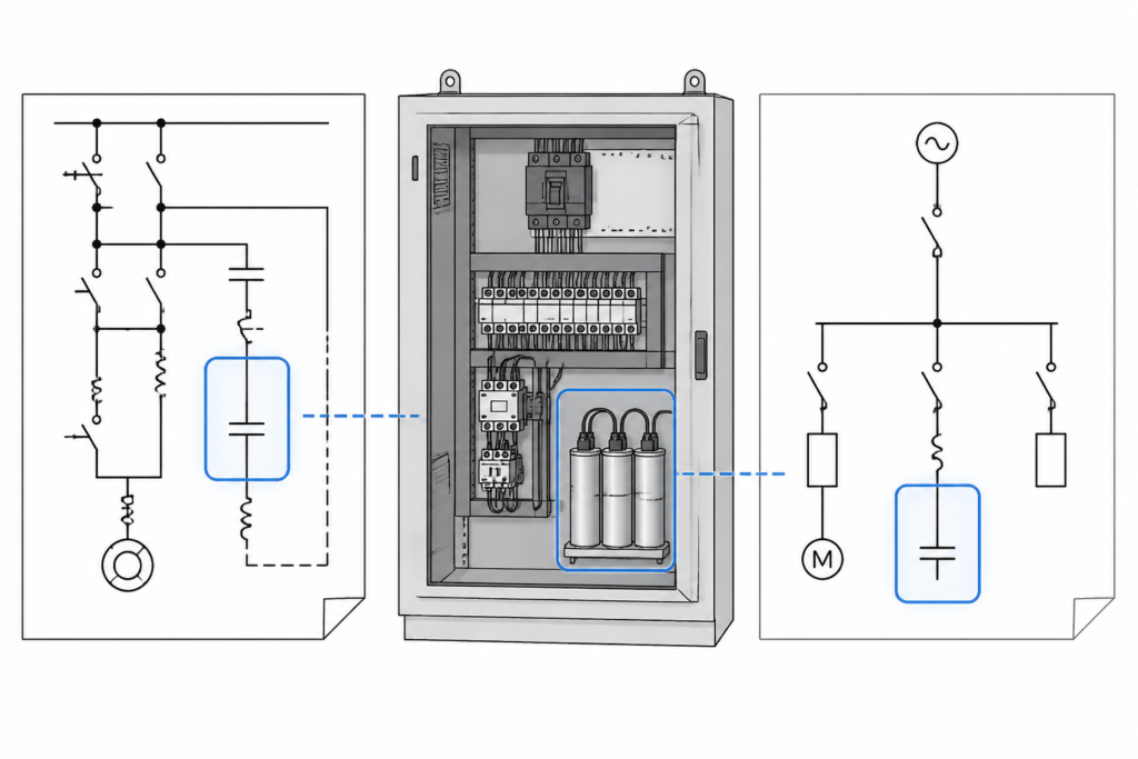 Condenser Capacitor Symbols DWG | AutoCAD CAD Block Download engineering illustration