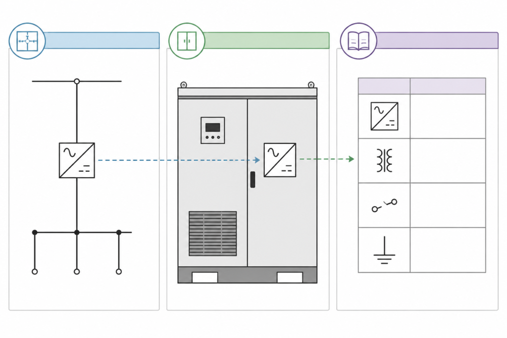 Converter Symbols DWG Blocks for AutoCAD | Electrical CAD Drawing engineering illustration