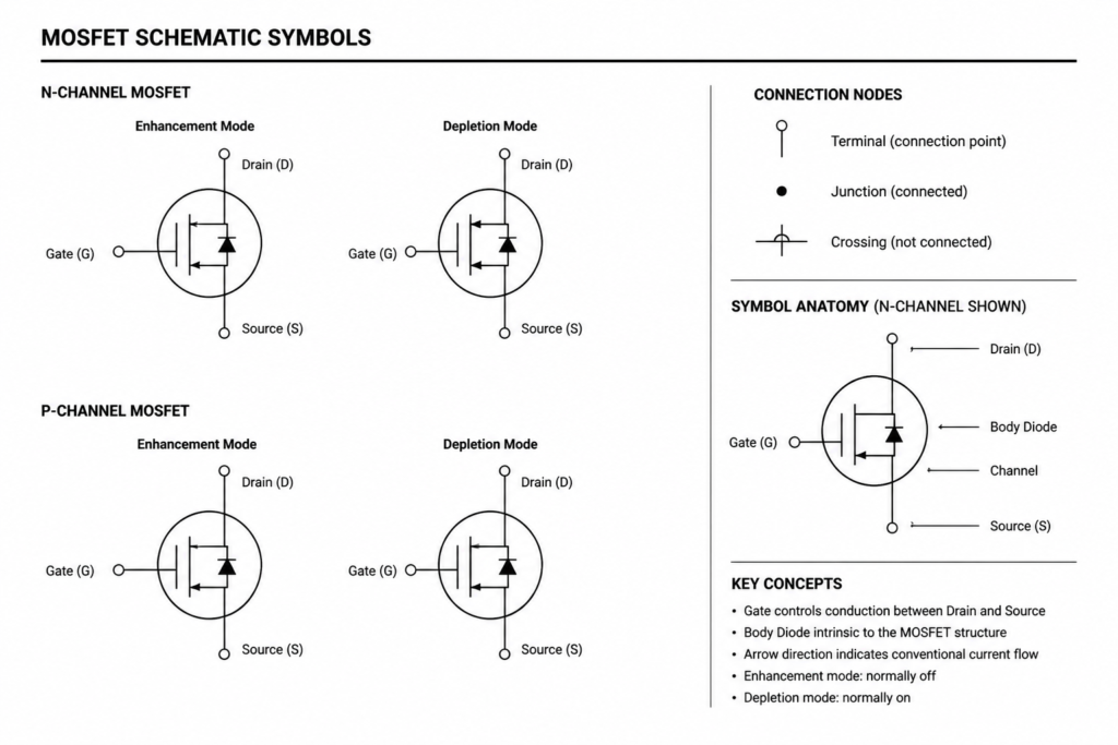 Download MOSFETs Symbols DWG for AutoCAD | CAD Block Files engineering illustration