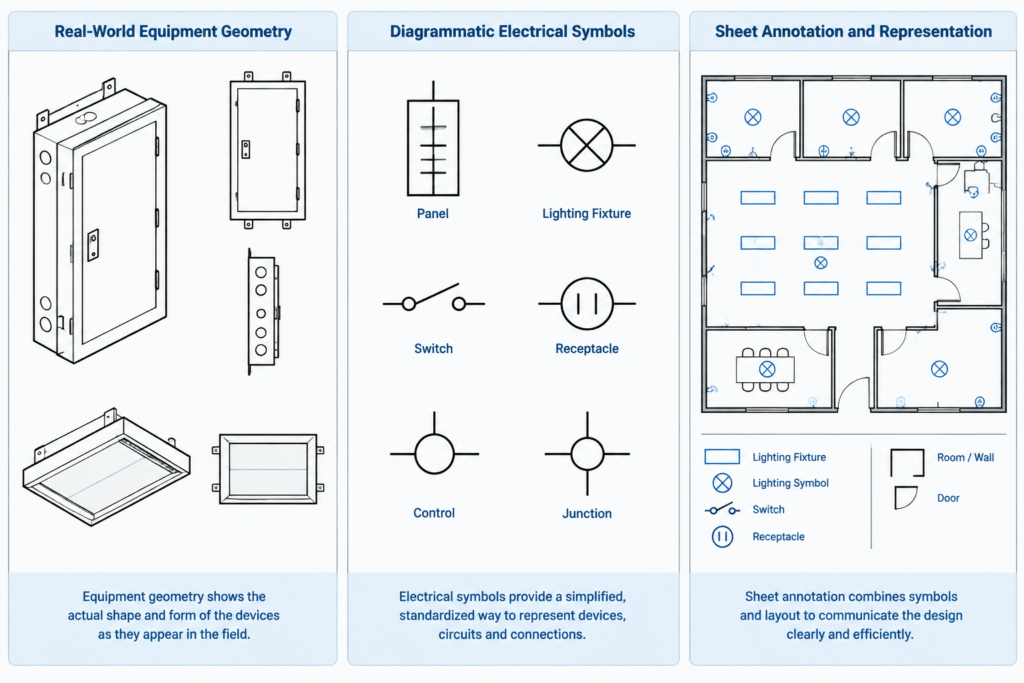 Electrical CAD Annotation Scales: Keeping Symbols, Text, and Callouts Readable electrical CAD illustration
