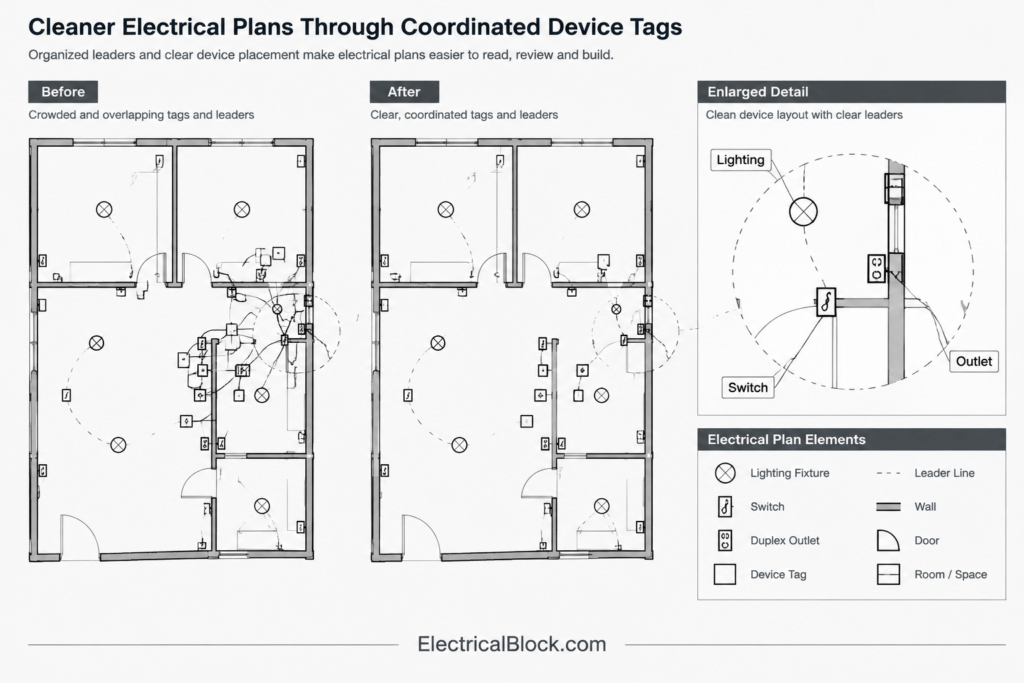 Electrical CAD Annotation Scales: Keeping Symbols, Text, and Callouts Readable electrical CAD illustration