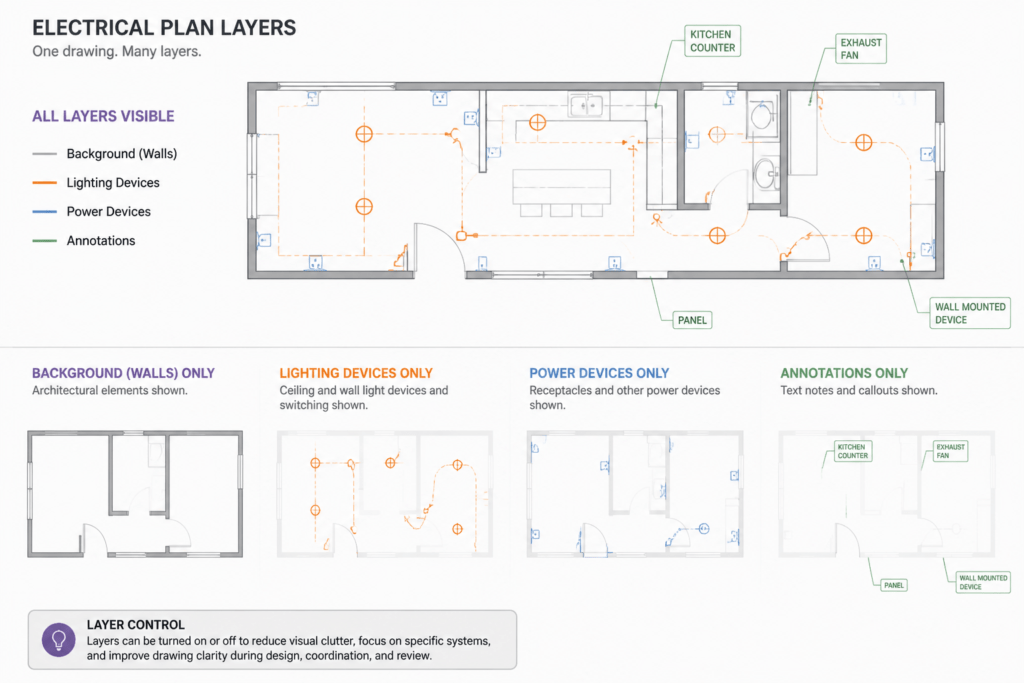 Electrical CAD Layer Naming: A Practical Guide for Clearer Drawings engineering illustration