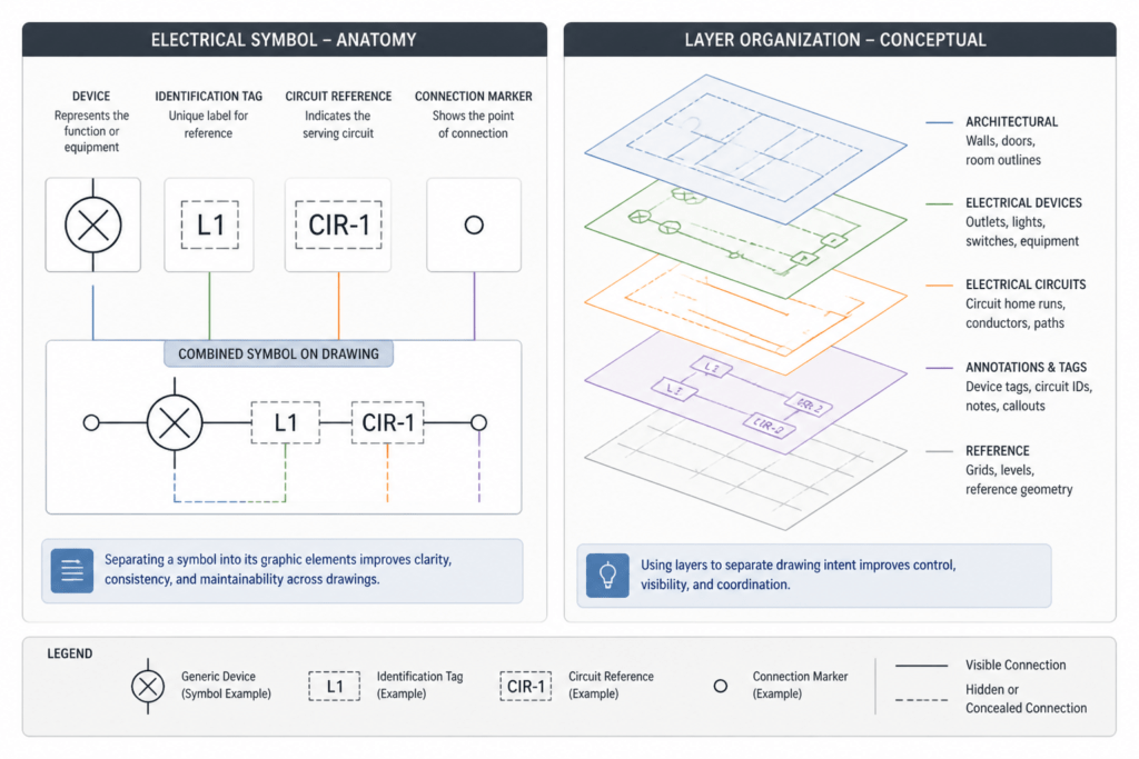 Electrical CAD Layer Naming: A Practical Guide for Clearer Drawings engineering illustration
