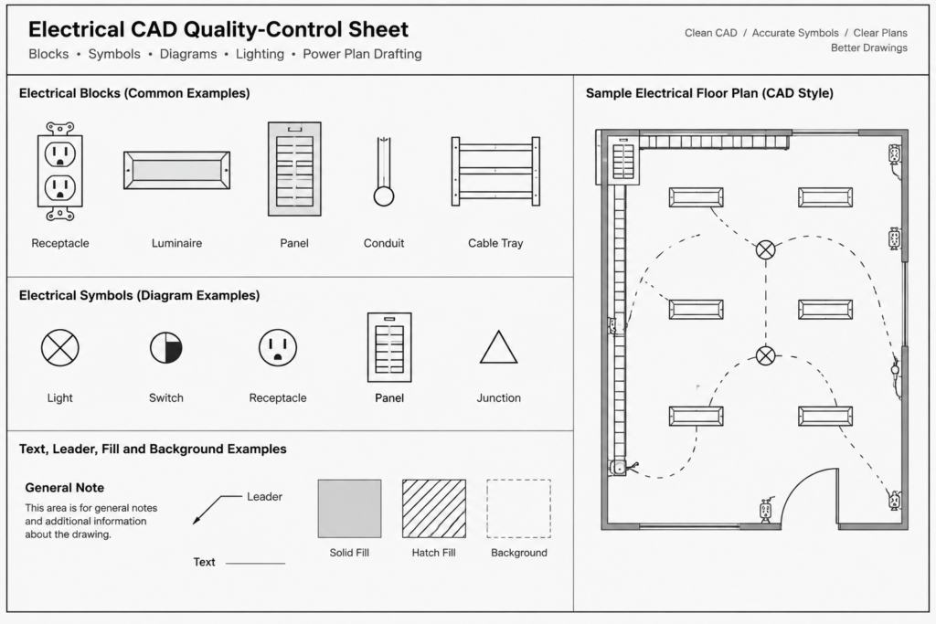 Electrical CAD Lineweights, Linetypes, and Plot Hierarchy: A Practical Drafting Guide electrical CAD illustration