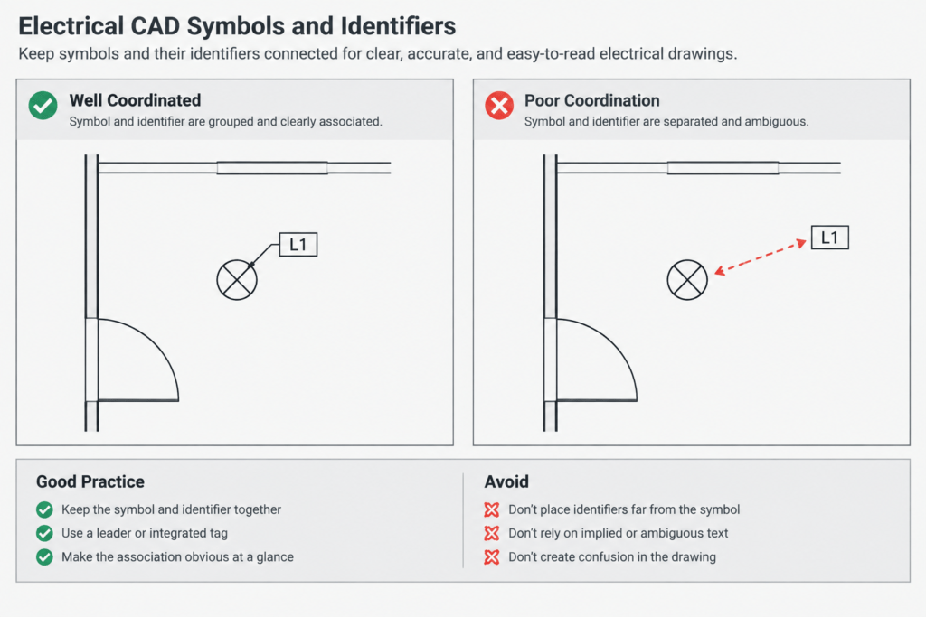 Electrical Device Tagging in CAD: Coordinating Plans, Schedules, and Diagrams electrical CAD illustration