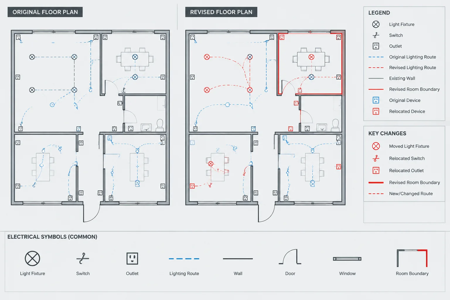 Electrical Drawing Comparison in CAD: Finding Changes Between Revisions