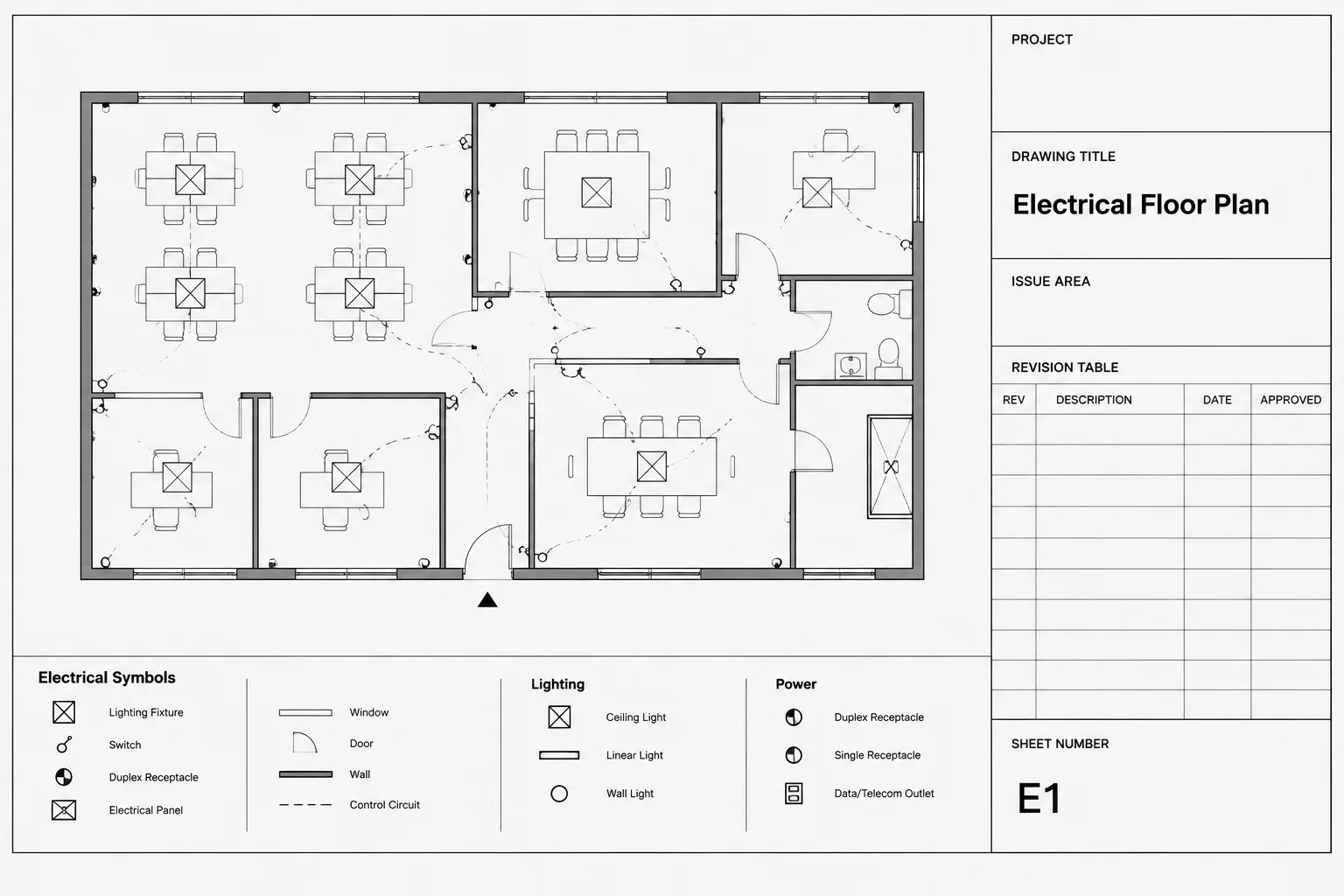 Electrical Drawing Title Blocks in CAD: Sheet Data, Attributes, and Issue Control