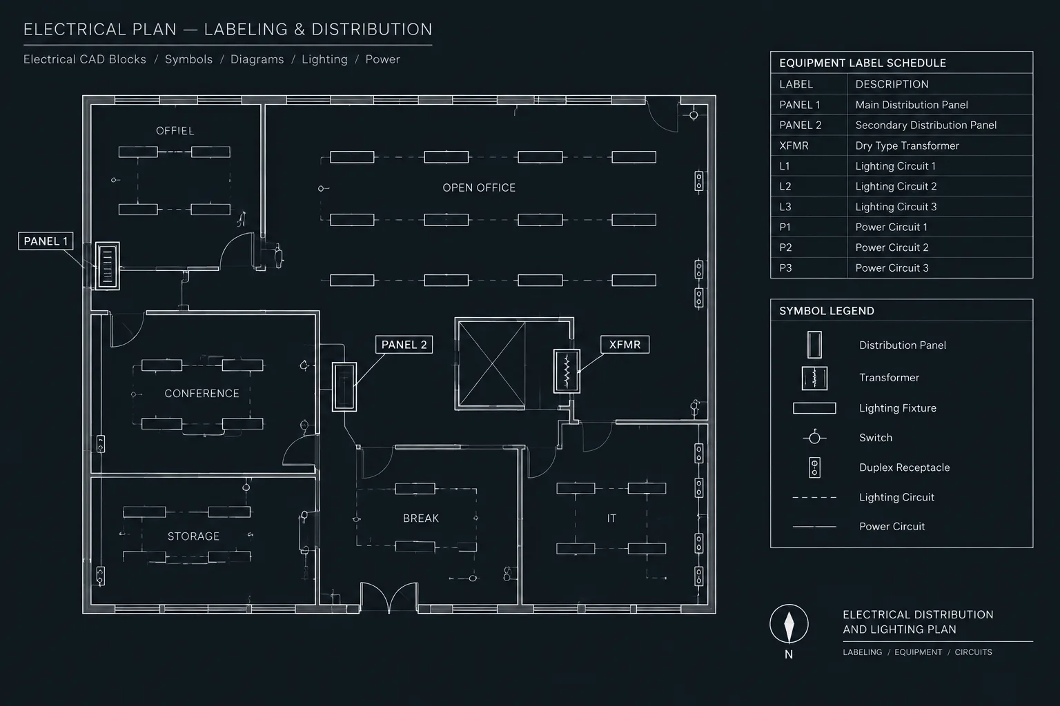 Electrical Labeling Plans in CAD: Coordinating Equipment IDs, Nameplates, and Field Labels