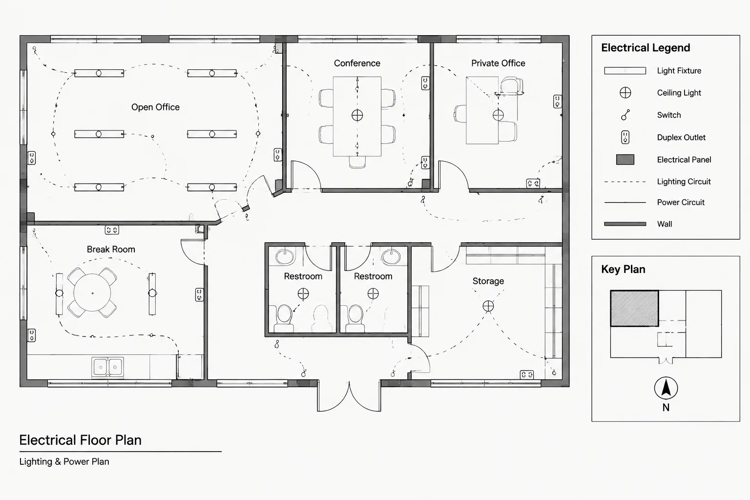 Electrical Plan Phasing in CAD: Work Areas, Sequence, and Drawing Coordination