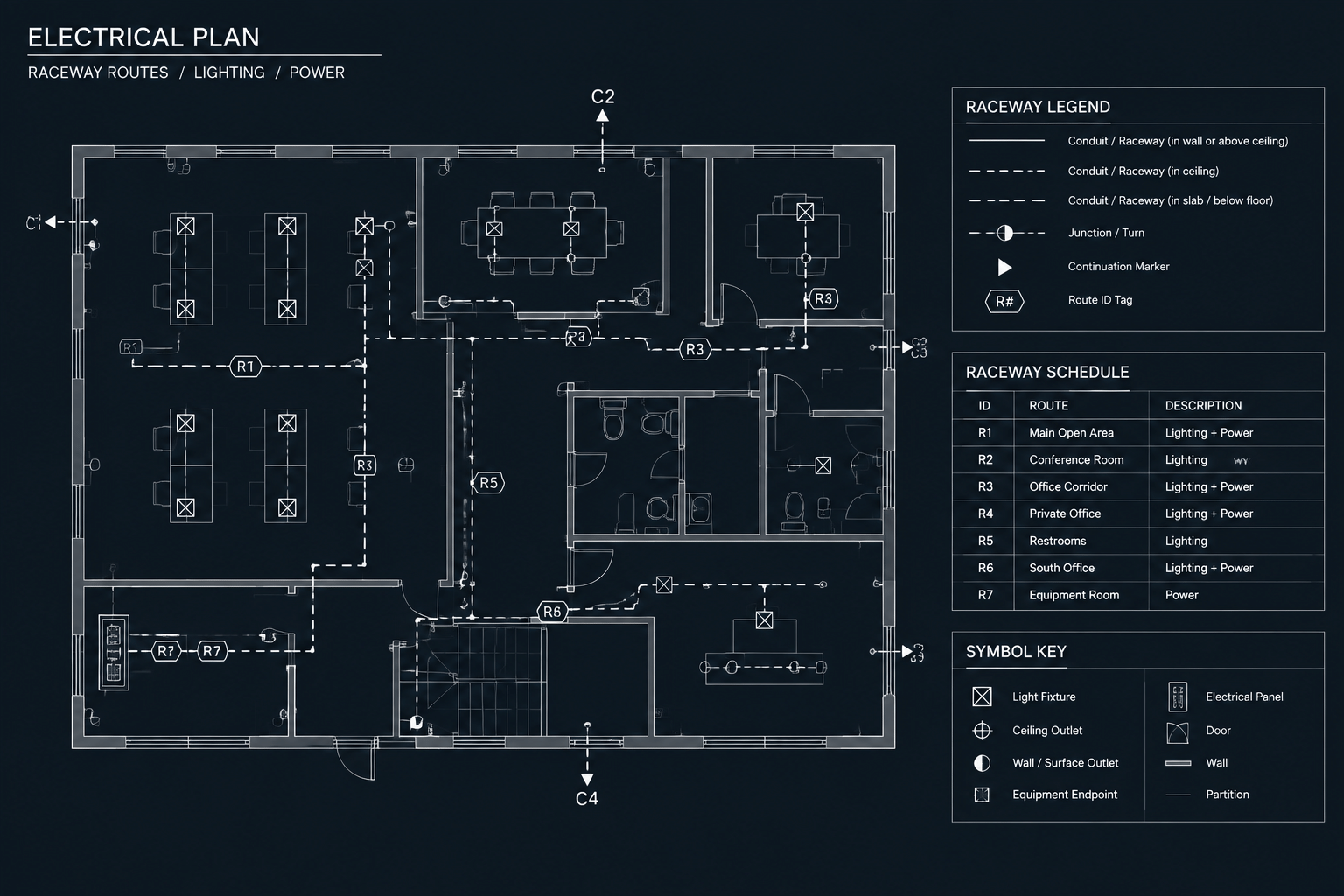 Electrical Raceway Tagging in CAD: Coordinating Plans, Sections, and Schedules