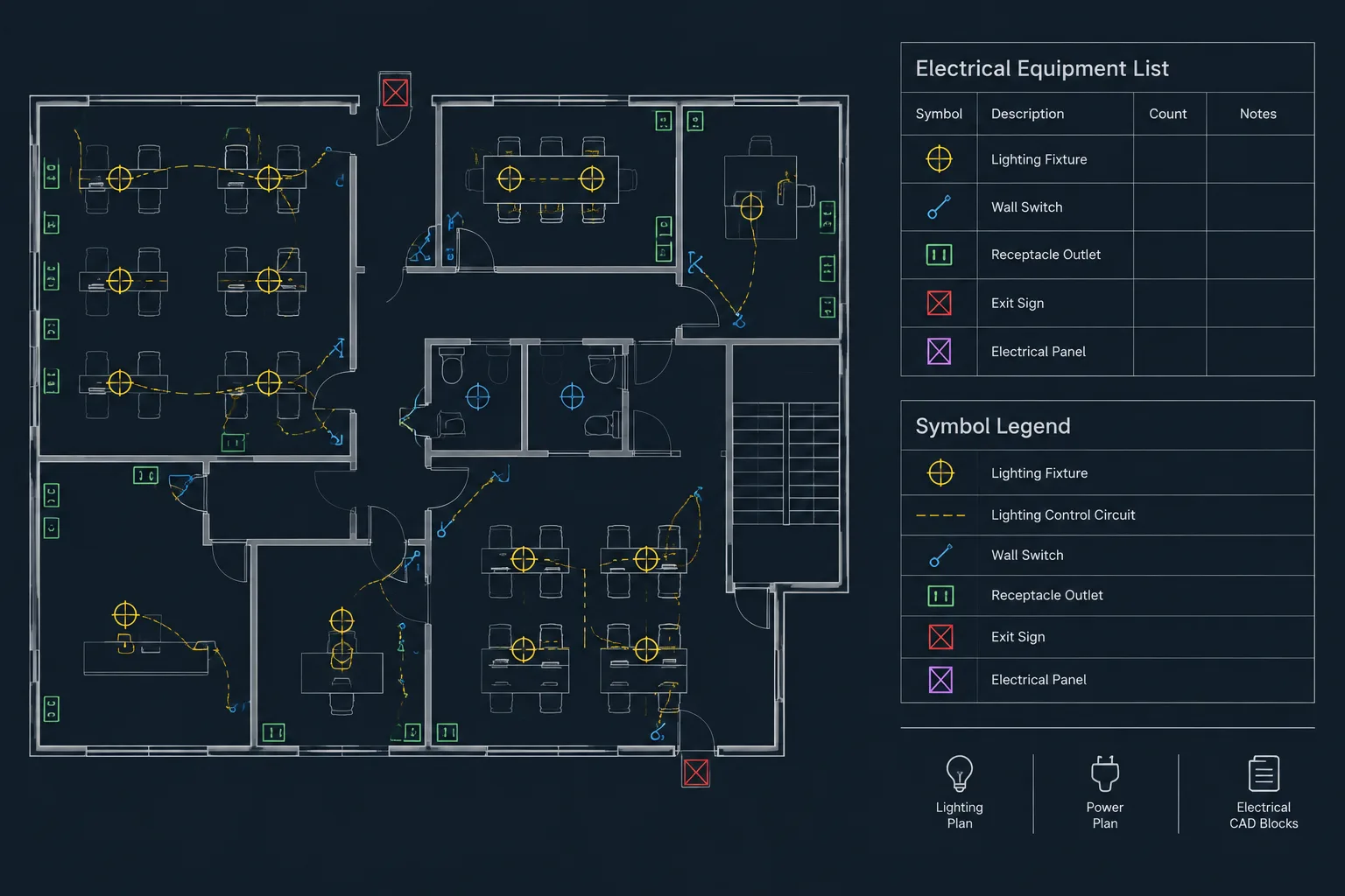 From CAD Blocks to Equipment Lists: An Electrical Drawing Data Extraction Workflow