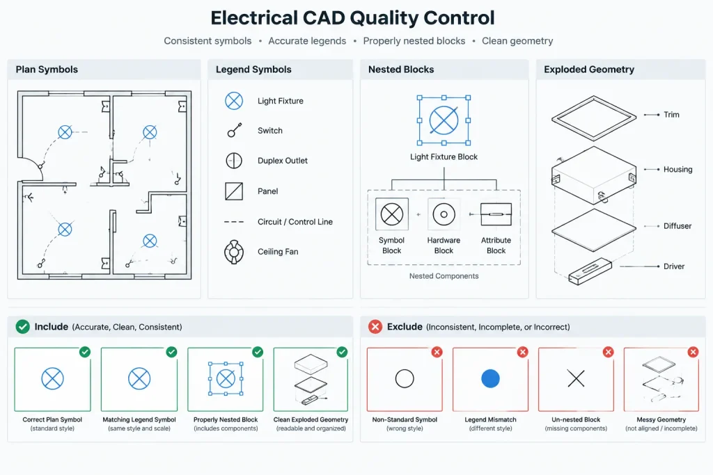 From CAD Blocks to Equipment Lists: An Electrical Drawing Data Extraction Workflow electrical CAD illustration