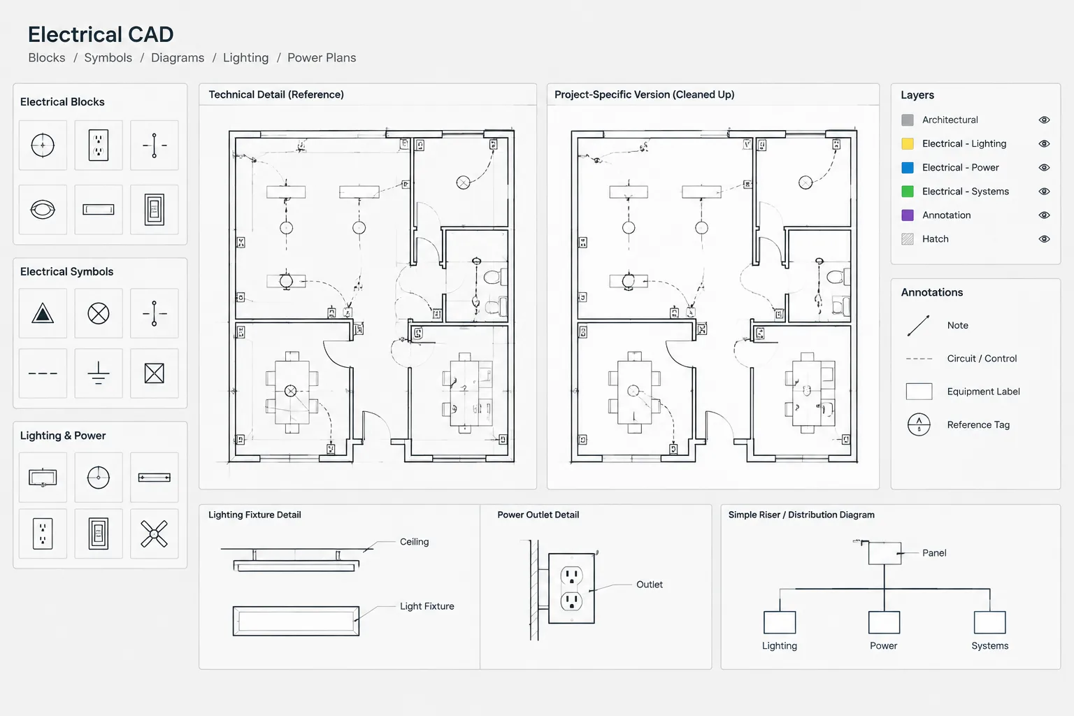 Generic vs. Project-Specific Electrical Details in CAD: A Verification Workflow