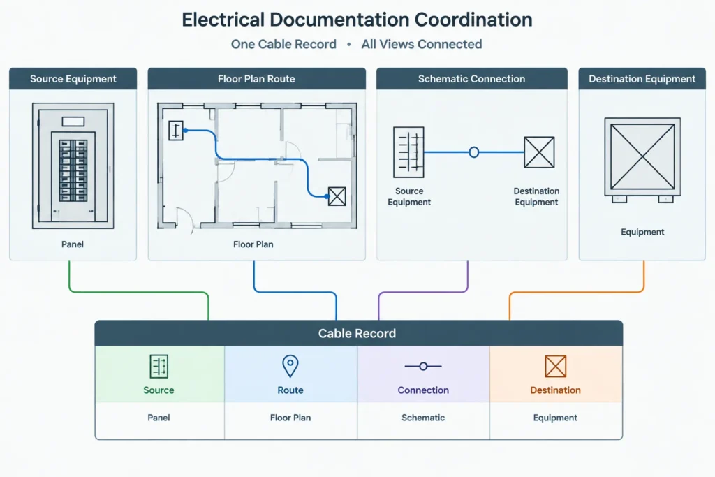 How to Build an Electrical Cable Schedule in CAD electrical CAD illustration
