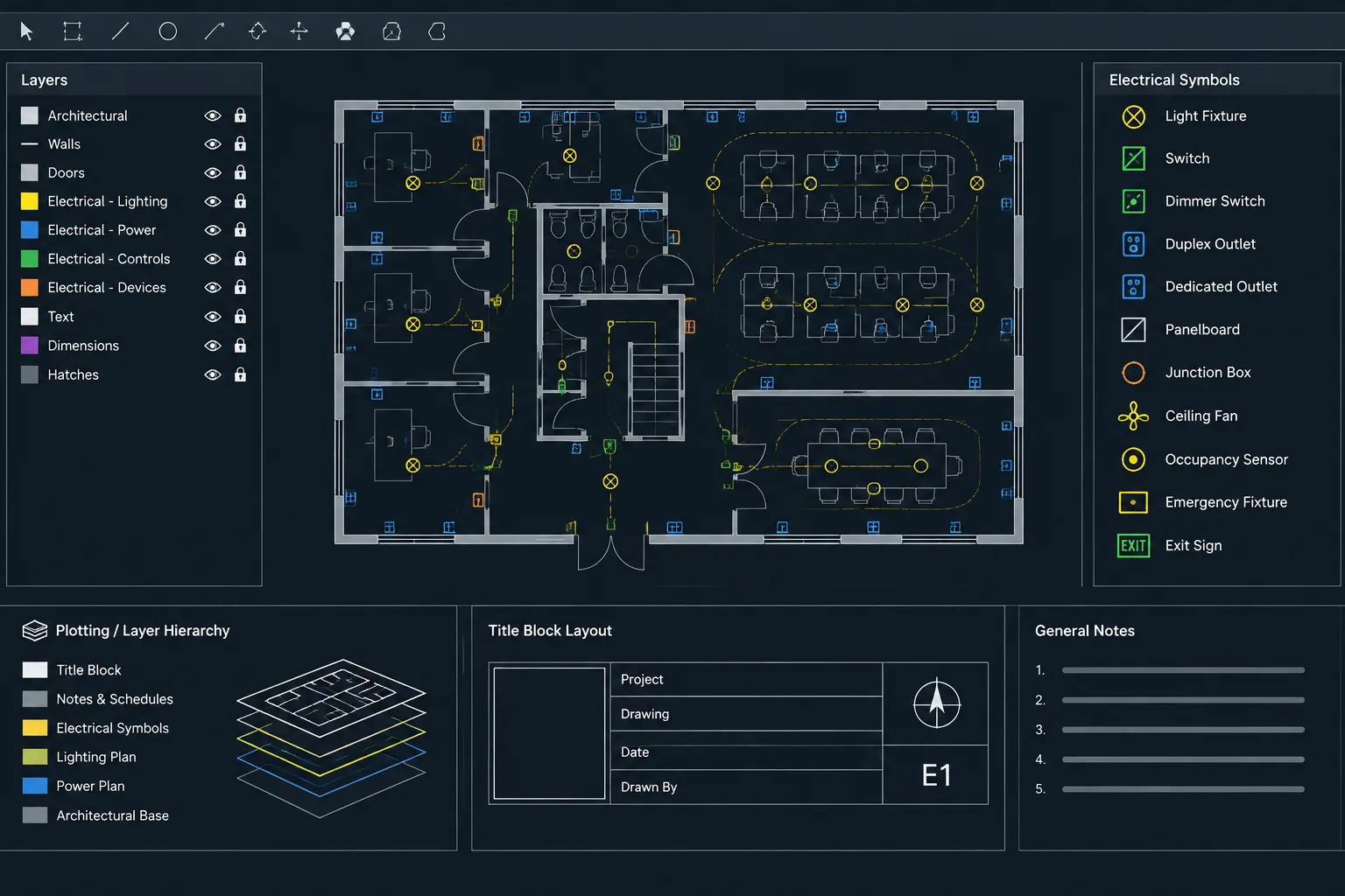 How to Build an Electrical CAD Template for Consistent Drawing Sets