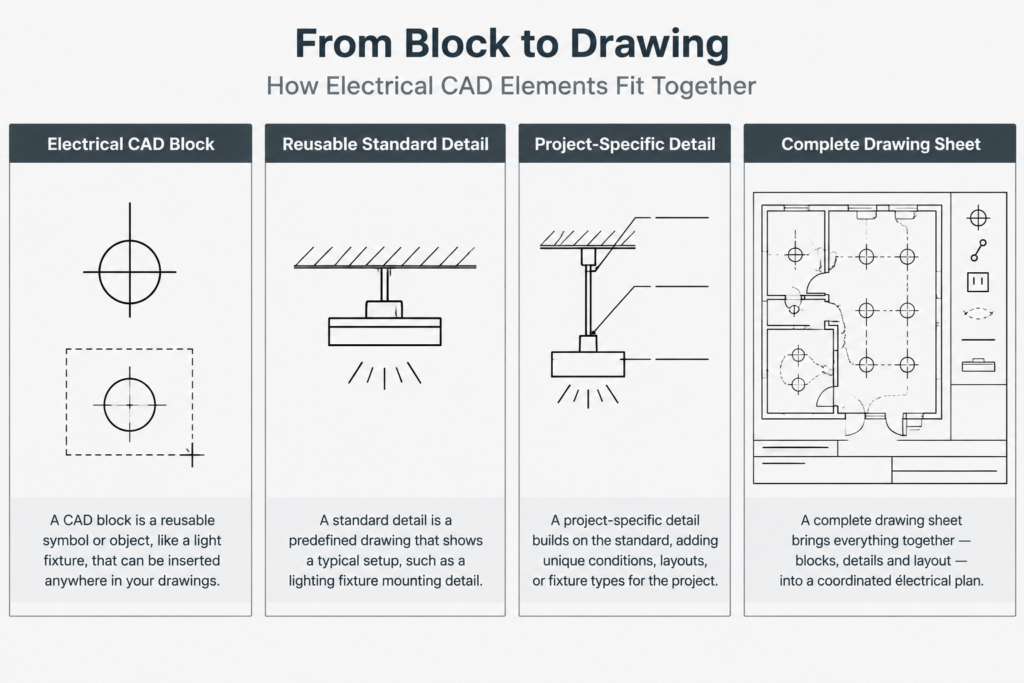 How to Build and Maintain an Electrical CAD Detail Library electrical CAD illustration