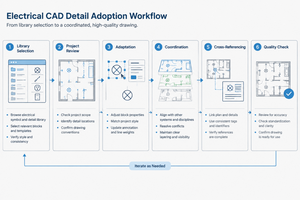 How to Build and Maintain an Electrical CAD Detail Library electrical CAD illustration