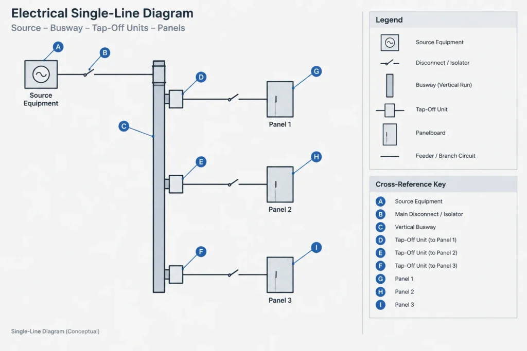 How to Draft Electrical Busway Plans, Risers, and Coordination Details in CAD electrical CAD illustration