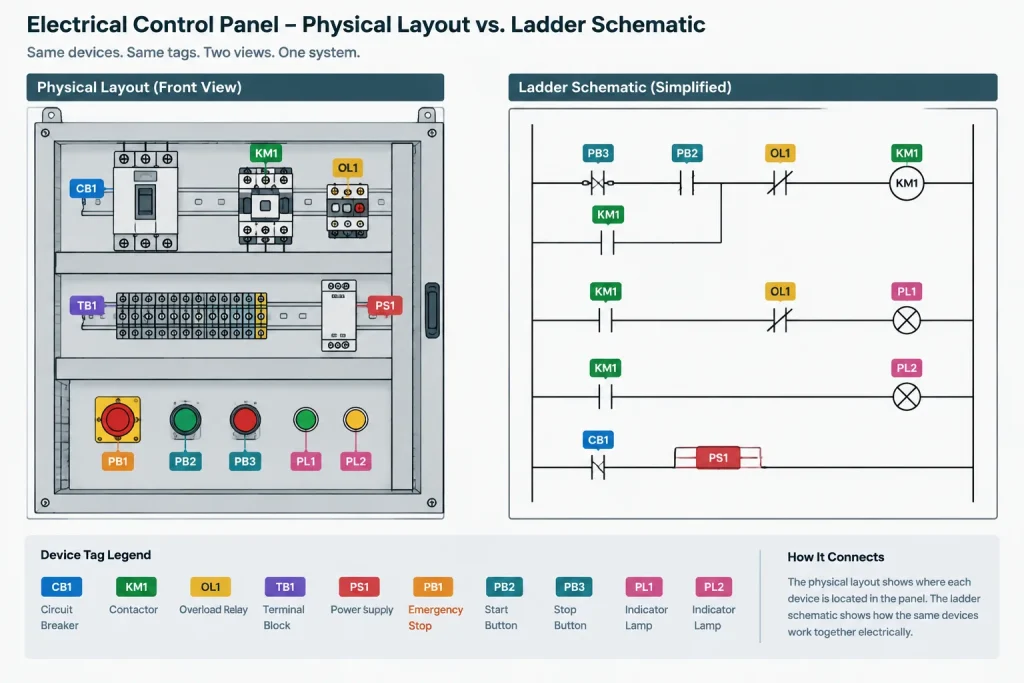 How to Draft Electrical Control Panel Layouts in CAD electrical CAD illustration