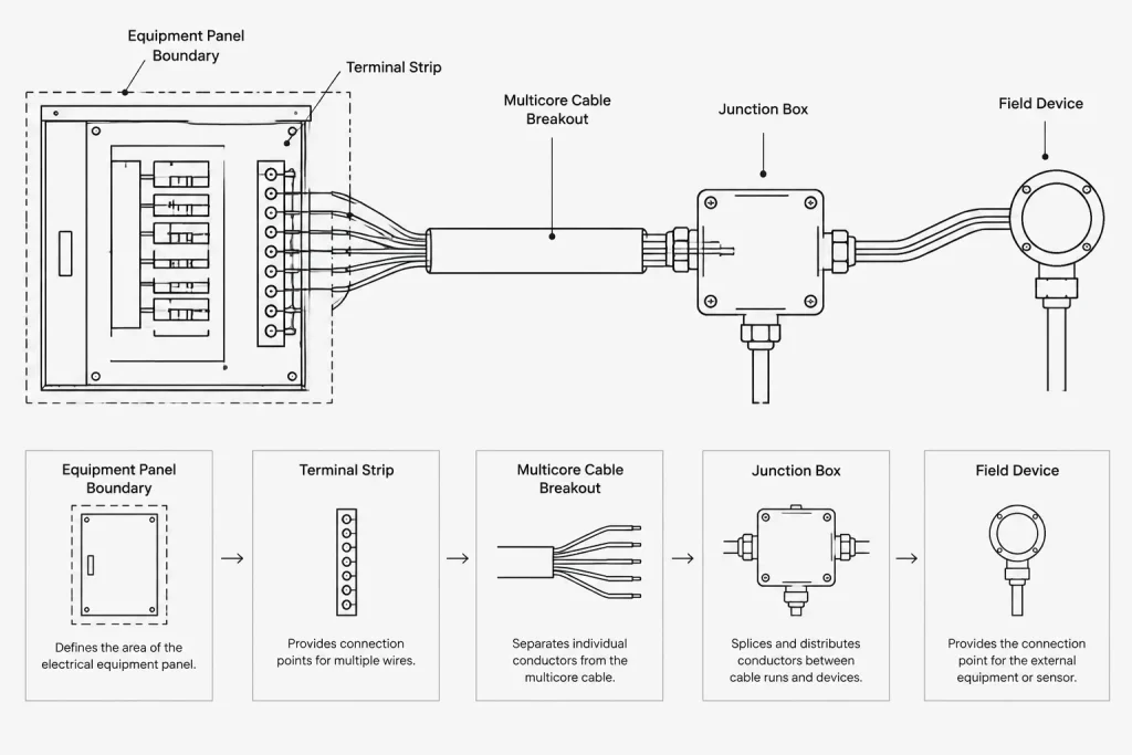 How to Draft Electrical Interconnection Diagrams in CAD electrical CAD illustration