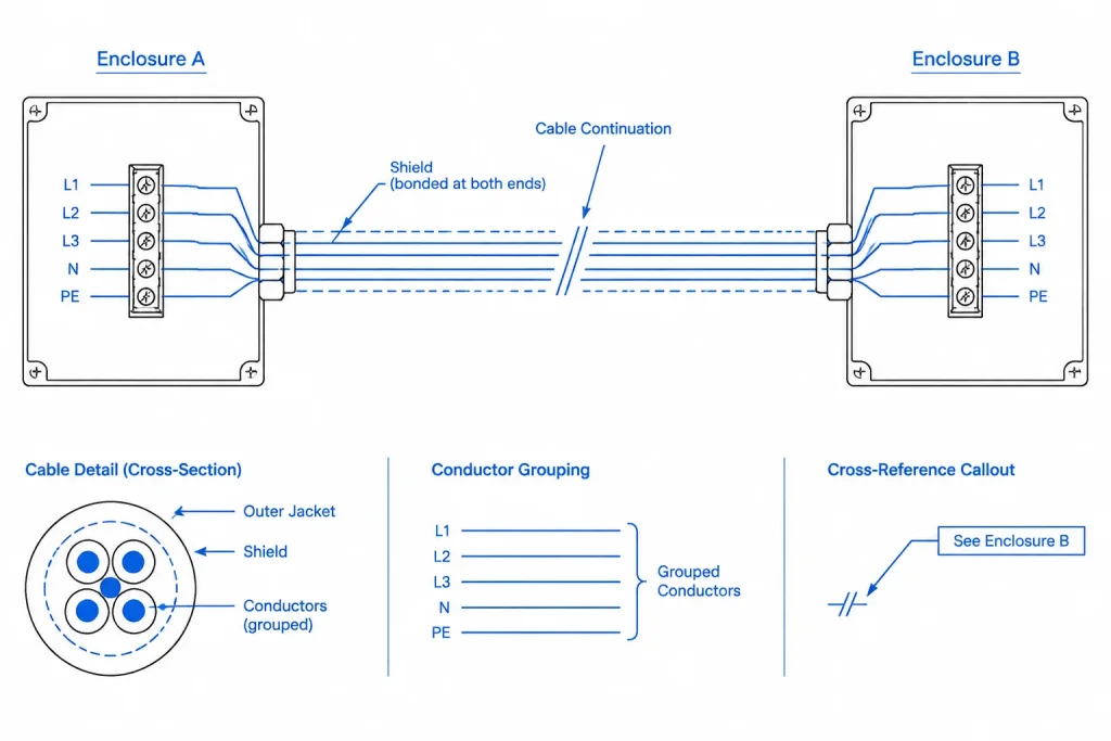 How to Draft Electrical Interconnection Diagrams in CAD electrical CAD illustration