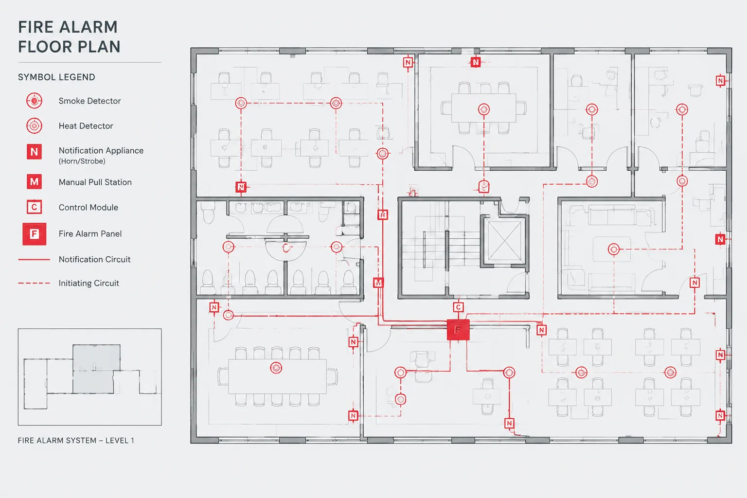 How to Draft Fire Alarm Plans in CAD: Devices, Circuits, Zones, and References