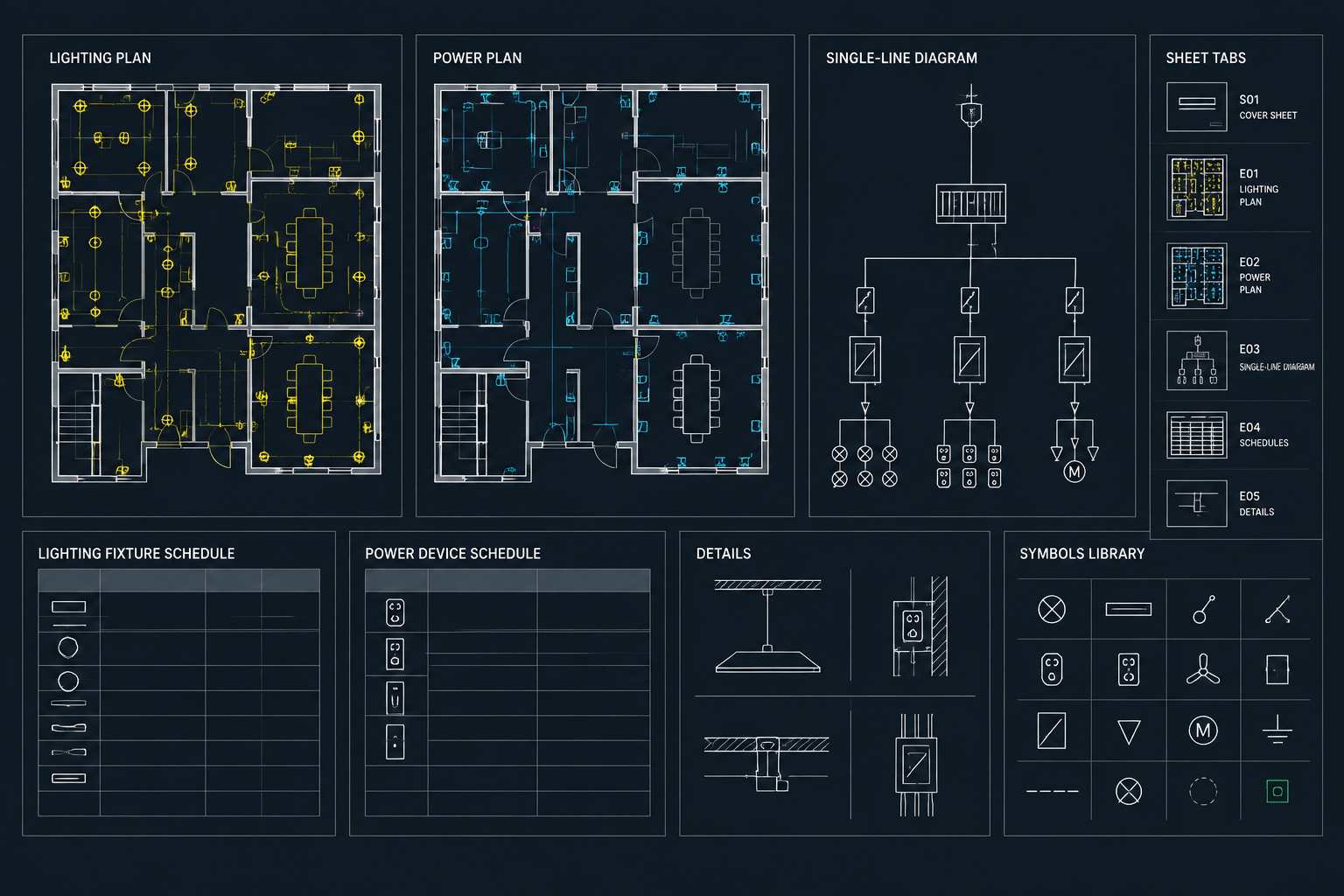 How to Organize an Electrical Drawing Set for Clear Project Navigation