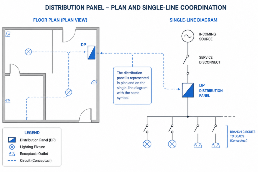 Industrial Power Distribution Panel DWG | AutoCAD CAD Block Download engineering illustration