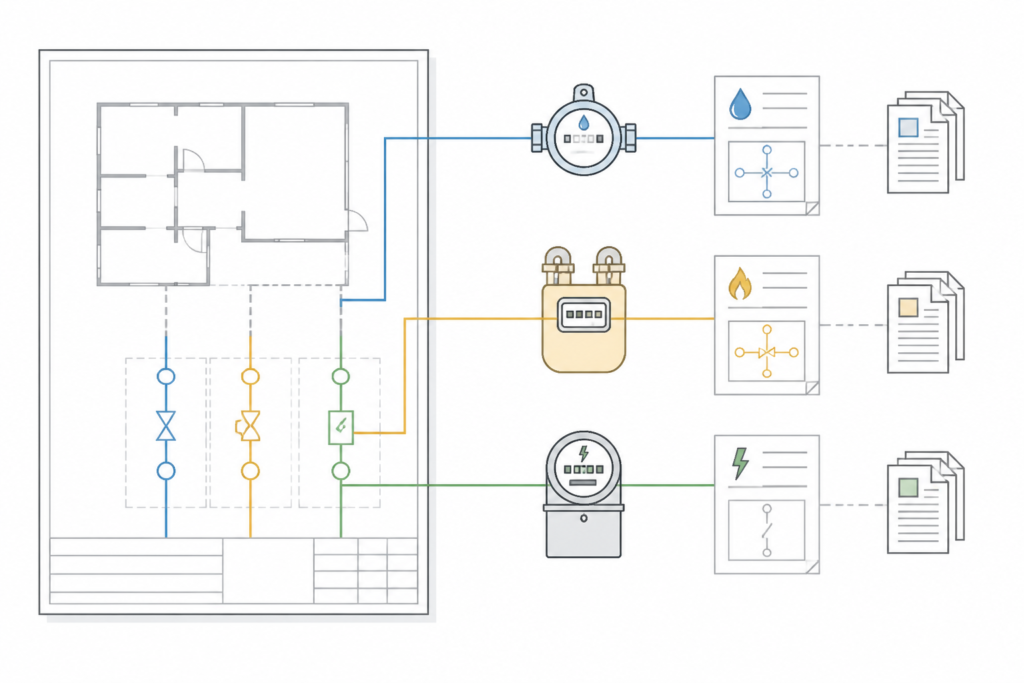 Meter Symbols DWG Blocks for AutoCAD | CAD Drawing Equipment Files engineering illustration