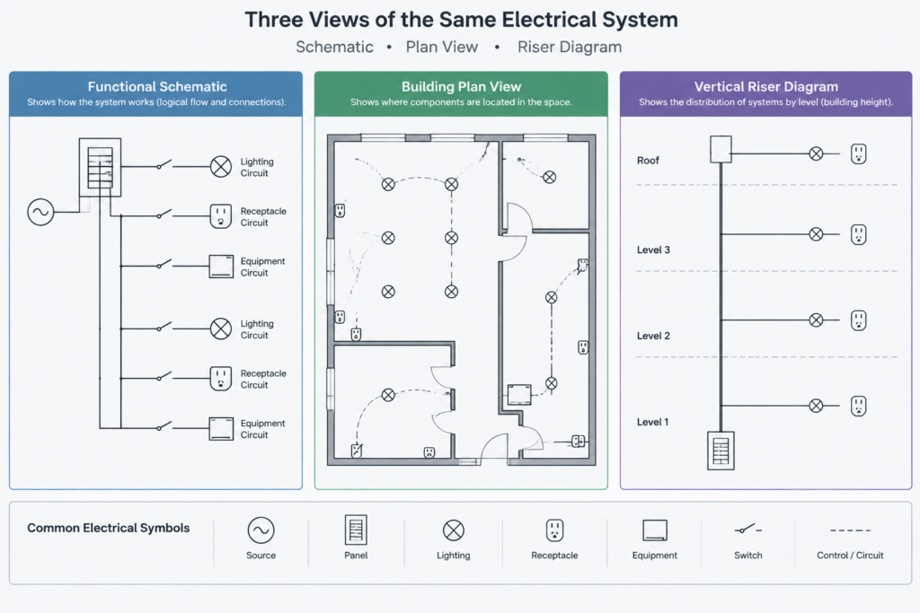 Schematic Diagram for Fire Hydrant System AutoCAD Drawing electrical CAD illustration