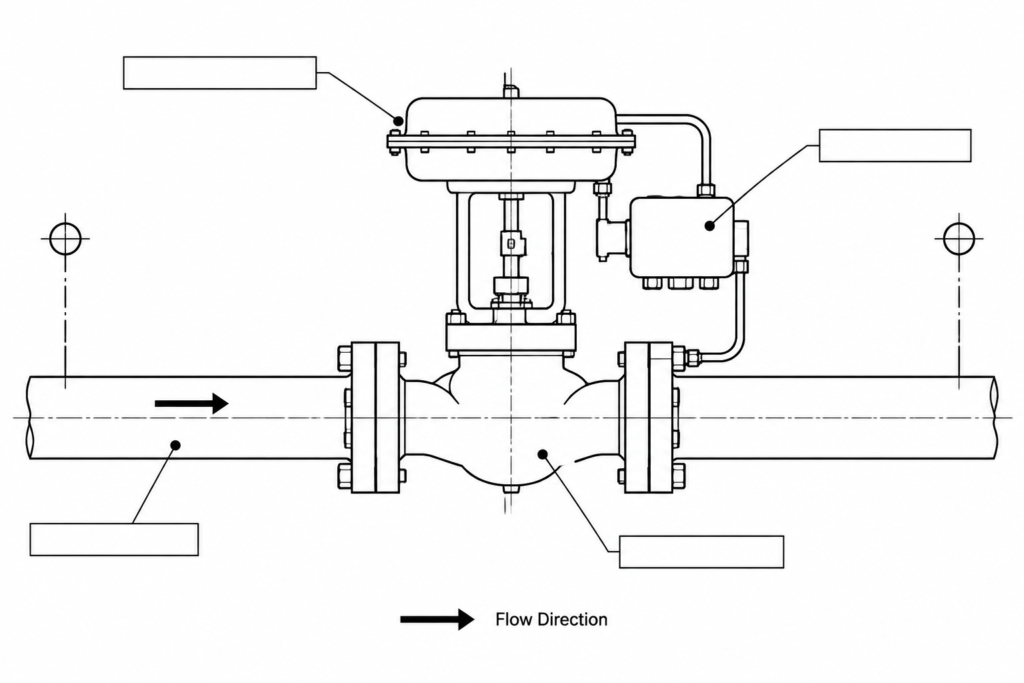 Zonal Control Valve Detail in AutoCAD Drawing – Equipment Guide electrical CAD illustration