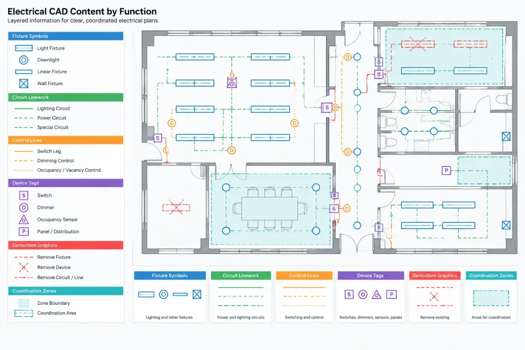 Electrical CAD Layer Mapping: Translating Consultant and Client Standards Without Losing Information electrical CAD illustration