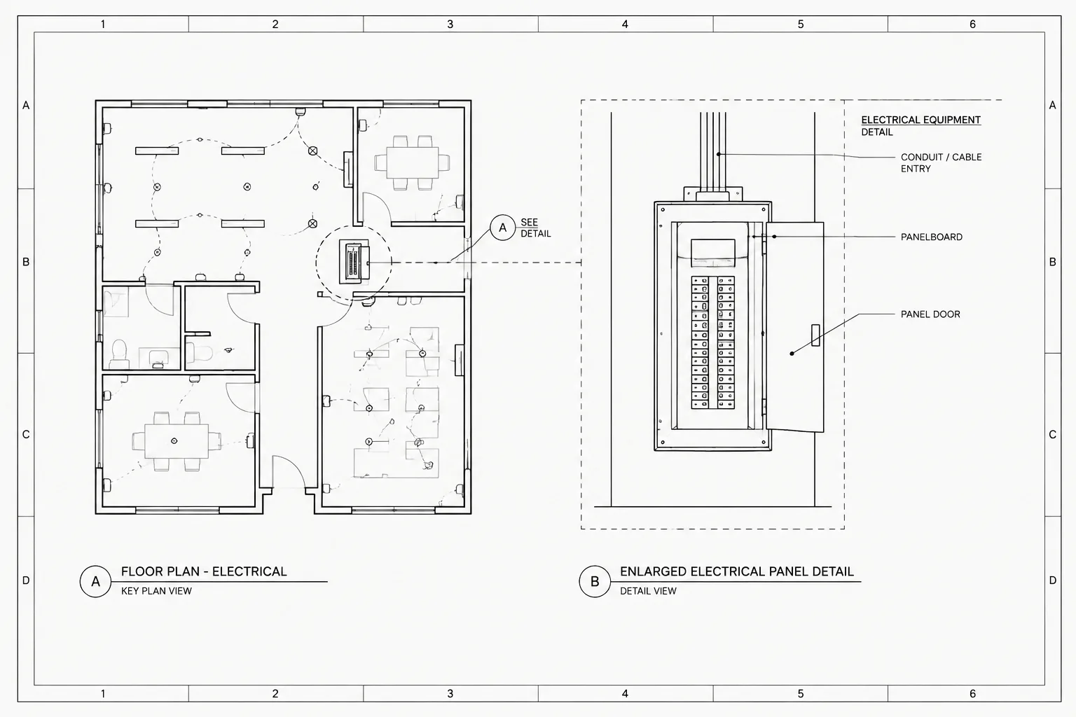 Electrical Detail Callouts in CAD: Coordinating Plans, Details, and Sheet References