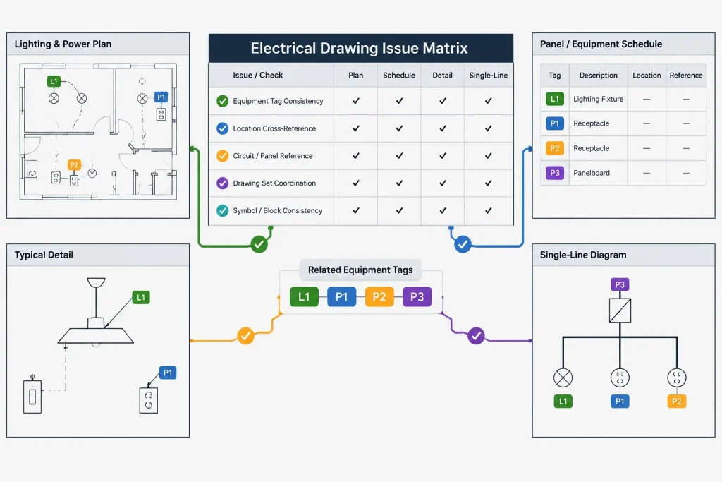 Electrical Drawing Issue Packages in CAD: A Pre-Publish Quality-Control Workflow electrical CAD illustration