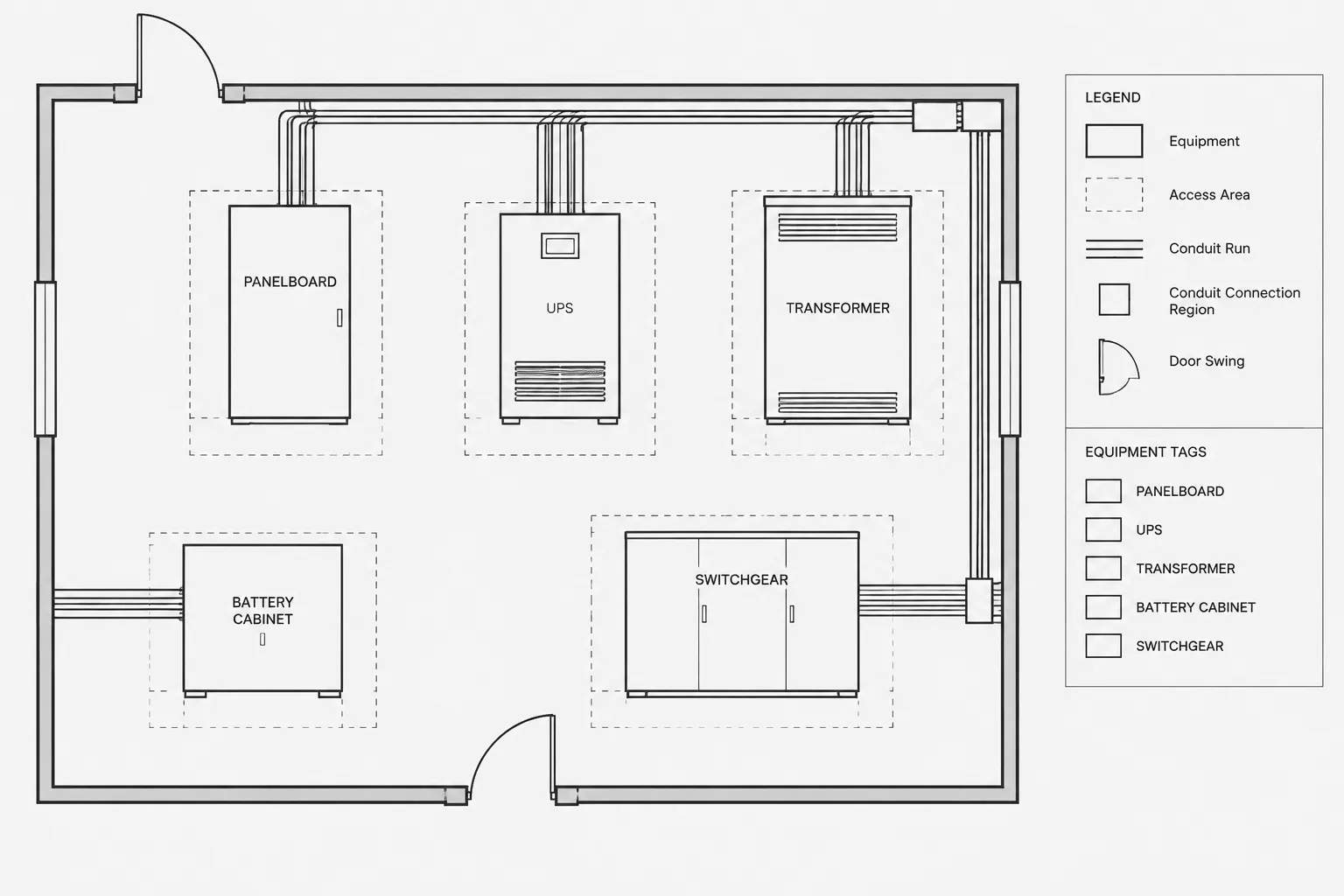 Electrical Equipment Footprints in CAD: From Placeholder Blocks to Verified Layouts