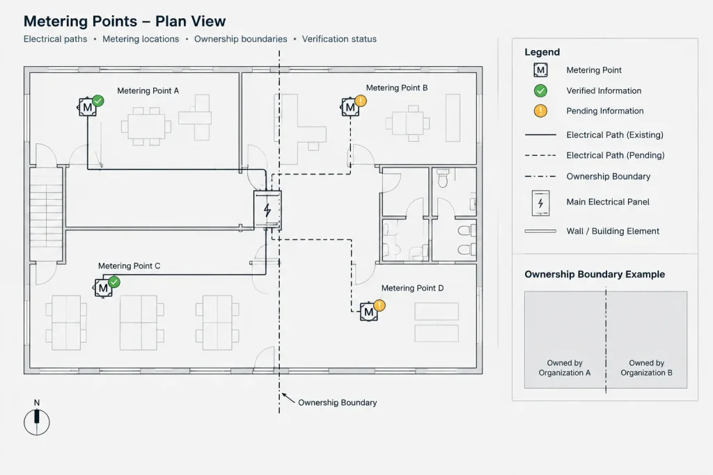 Electrical Metering Drawings in CAD: Coordinating Plans, One-Lines, and Schedules electrical CAD illustration