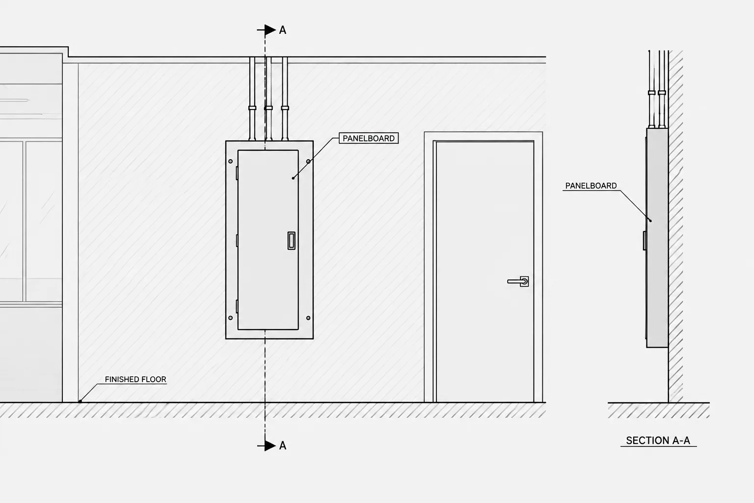 Electrical Panelboard Elevations in CAD: Coordinating Cabinets, Circuits, and Wall Conditions