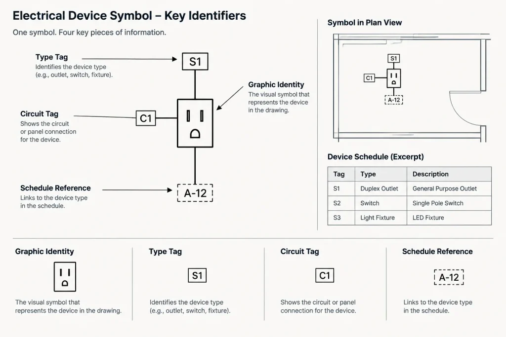 Electrical Symbol Legends in CAD: Building a Reliable Drawing Key electrical CAD illustration