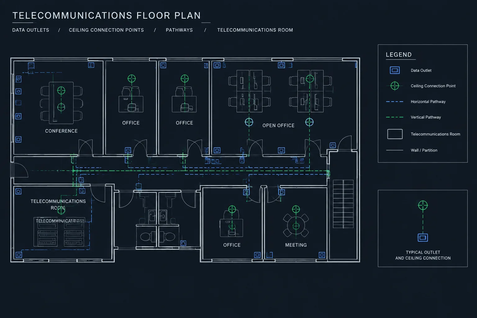 How to Draft Telecommunications and Data Plans in CAD
