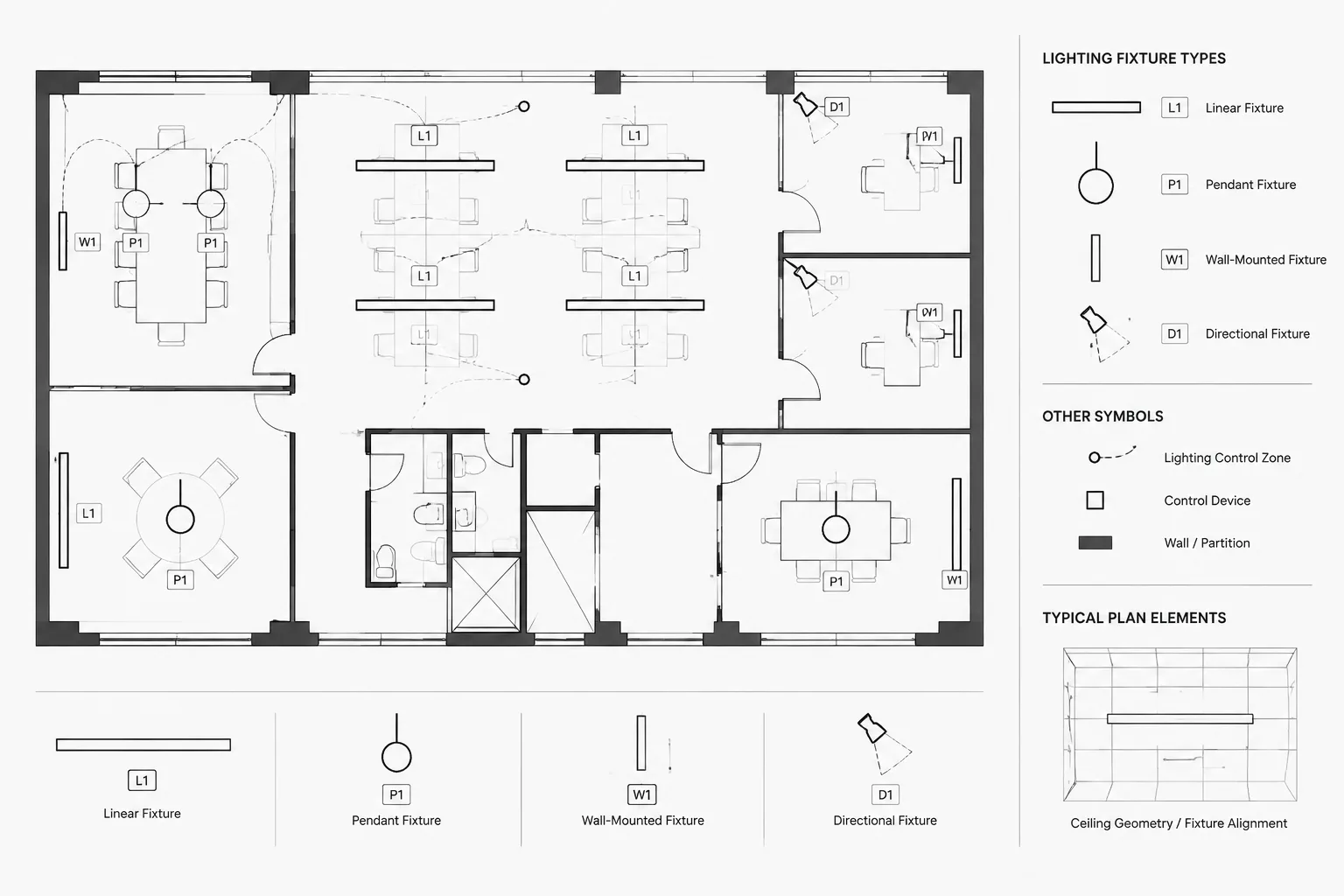 Lighting Fixture Orientation in CAD: Rotation, Alignment, and Schedule Coordination