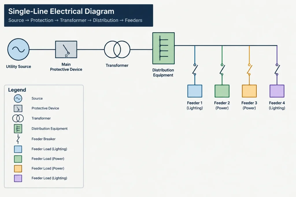 Transformer Drawings in CAD: Coordinating Plans, One-Lines, Schedules, and Details electrical CAD illustration
