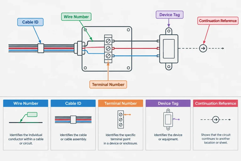 Wire Numbering in Electrical Schematics: A CAD Documentation Workflow electrical CAD illustration